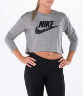 Thumbnail for your product : Nike Women's Sportswear Essential Crop Long Sleeve Top