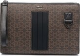 Thumbnail for your product : Bally Monogram-Print Clutch Bag
