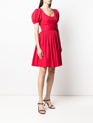 Dolce & Gabbana Puff-Sleeve Cotton Dress