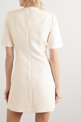 Stella McCartney Wool-blend Twill Mini Dress - White