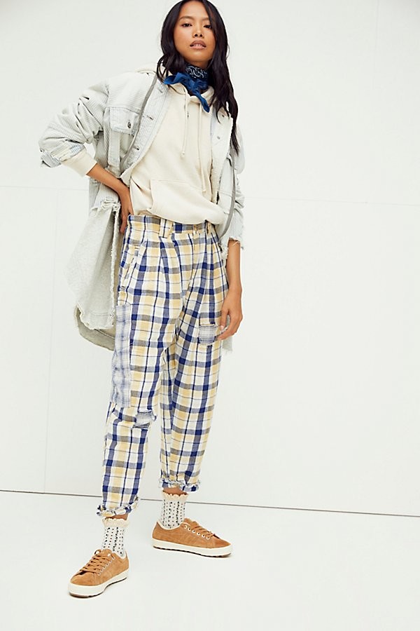 Free People Plaid Pants Shop The World S Largest Collection Of Fashion Shopstyle