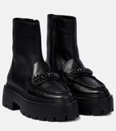 Thumbnail for your product : Jimmy Choo Bryer embellished leather ankle boots