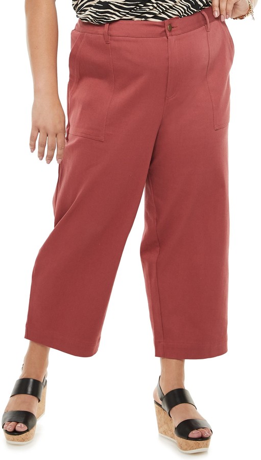 sonoma plus size utility pants