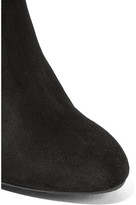 Thumbnail for your product : Lanvin Suede Wedge Ankle Boots - Black