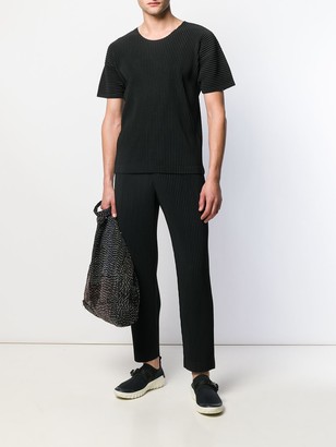 Homme Plissé Issey Miyake pleated T-shirt