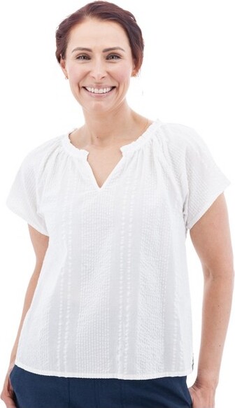 Aventura Clothing AventuraClothingWomen'sColmarTop-White,SizeSmall