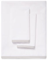 Thumbnail for your product : Saks Fifth Avenue Luxe Petite Border Sateen Sheet Set