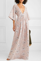 Thumbnail for your product : Eywasouls Malibu Liliane Floral-print Cotton-voile Maxi Dress
