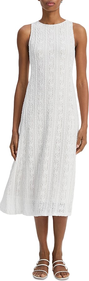 Vince High Neck Midi Dress