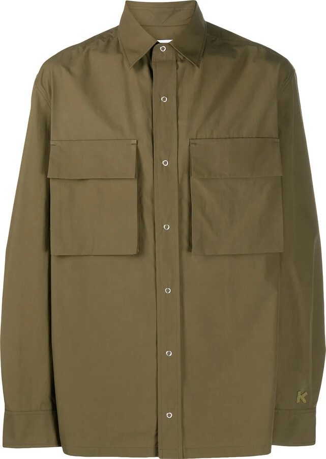 Kenzo Long-Sleeved Utility Shirt