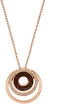 Thumbnail for your product : Aurora Rose gold plated halo pendant