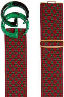 Gucci Elastic belt with Double G