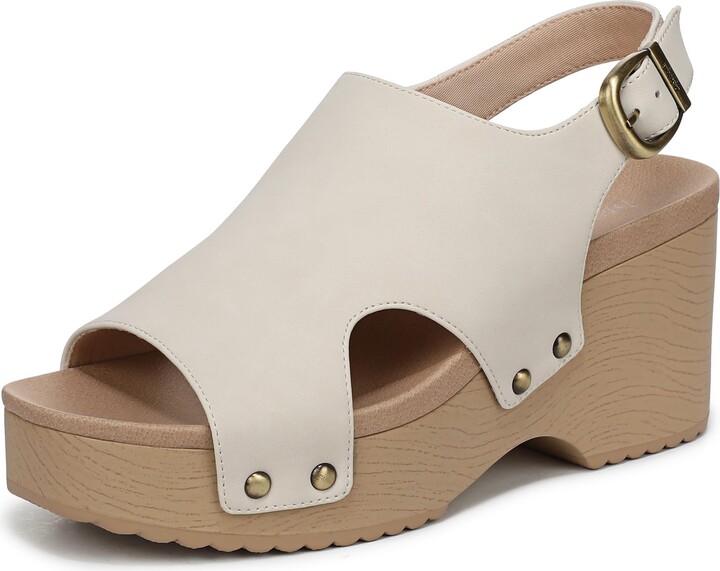 Dr.Scholl's SHOES Dr. Scholl's Women's Wrenlee Wedge Sandal Honey Brown 6 M