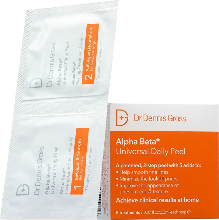 Dr. Dennis Gross Skincare Mini Alpha Beta Universal Daily Peel Pads 5 Treatments