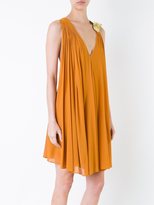 Thumbnail for your product : Jay Ahr gold-tone detail V-neck dress