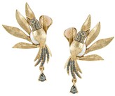 Thumbnail for your product : Oscar de la Renta Bird Crystal-Embellished Earrings