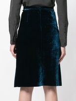 Thumbnail for your product : L'Autre Chose knee-length velvet skirt