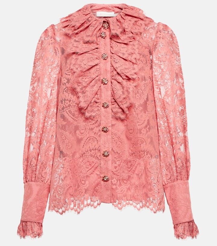 Pink Lace Top | Shop The Largest Collection in Pink Lace Top 