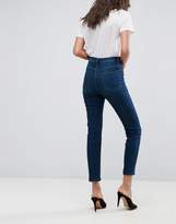 Thumbnail for your product : ASOS Design Farleigh High Waist Deconstructed Slim Mom Jeans In Belle Green Cast