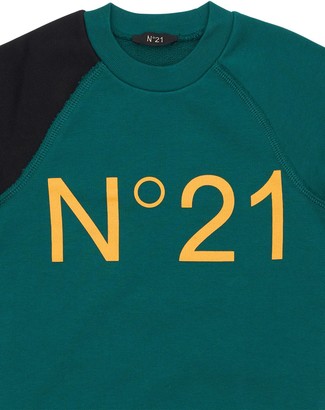 N°21 Logo Print Cotton Sweatshirt