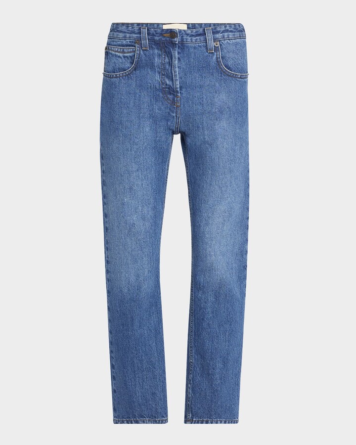 The Row Riaco Slim-Leg Ankle Jeans