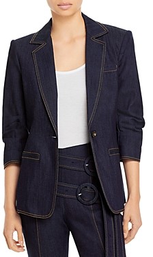 denim blazer women