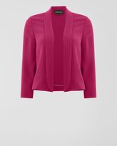 Thumbnail for your product : Jaeger Cropped Crepe Jacket