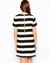 Thumbnail for your product : A. J. Morgan ASOS Shift Dress in Wide Stripe