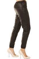 Thumbnail for your product : 3.1 Phillip Lim Elastic Leather Sweatpant