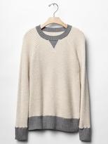 Thumbnail for your product : Gap Contrast waffle-knit sweater