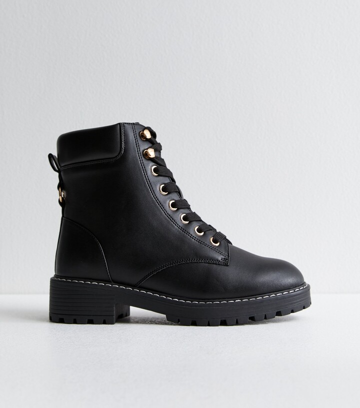 Wide Fit Ladies Flat Suede Ankle Boots Black Next Ladies Flat