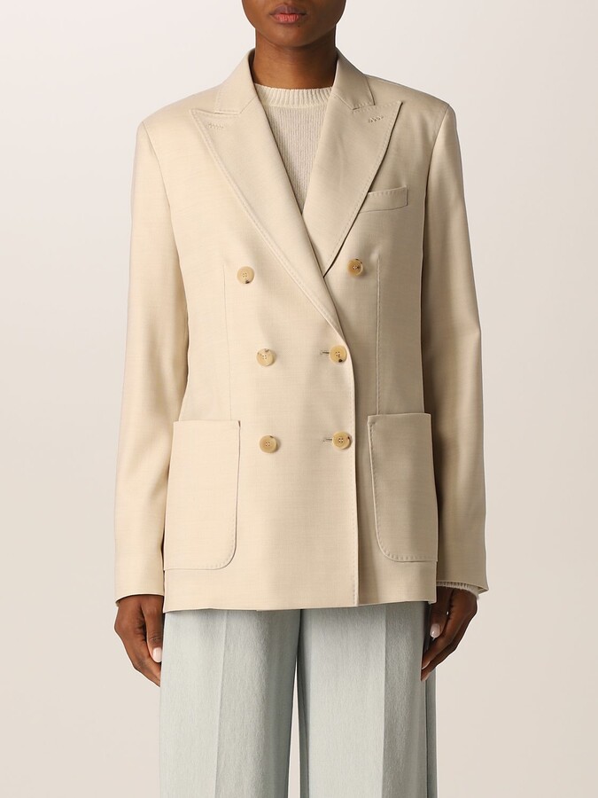 max mara white blazer