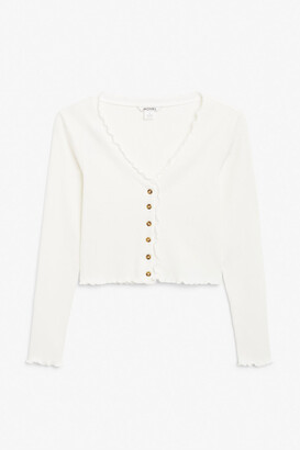 cropped cardigan monki