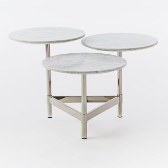 west elm Tiered Circles Coffee Table - Marble