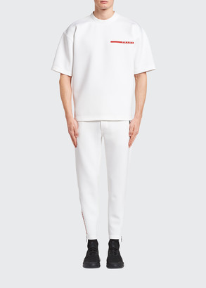 Prada Men's Linea RossaTechnical Jersey T-Shirt - ShopStyle