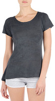 Thumbnail for your product : AG Jeans Low Back Tie Tee - Steel