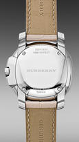 Thumbnail for your product : Burberry The Britain BBY1400 38mm Diamond Bezel