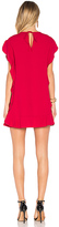 Thumbnail for your product : RED Valentino Ruffle Shift Dress in Red