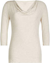 Majestic Jersey Cowl Neck Top 