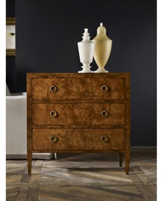 The Well Appointed House Modern History Three Drawer Chest in Burl