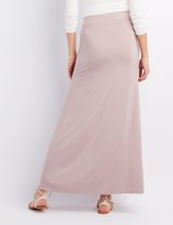 Thumbnail for your product : Charlotte Russe Double Slit Maxi Skirt