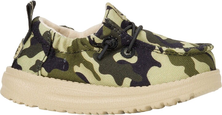 Hey Dude LIL DUDES Slip-on Shoes, Boys', Size 1, Champagne