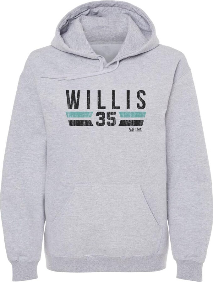 500 LEVEL Dontrelle Willis Florida Font Men's Hoodie Sweatshirt (White