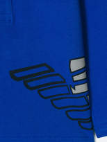 Thumbnail for your product : Armani Junior logo print polo shirt