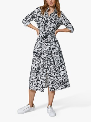 mint velvet tiana print midi dress