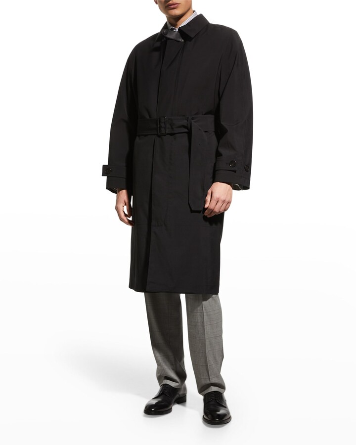 Brioni Men's Solid Trench Raincoat ShopStyle