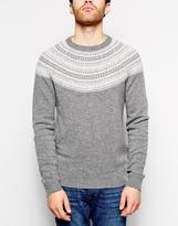 Thumbnail for your product : Esprit Lambswool Knitted Jumper With Fair Isle