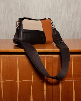 Paul Smith Swirl Leather Shoulder Bag - Orange