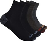 Thumbnail for your product : Timberland mens 4-pack Half Cushioned Quarter Socks