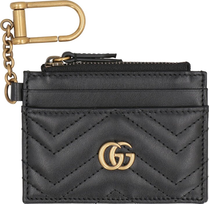Gucci GG Marmont Keychain ZIpped Wallet - ShopStyle